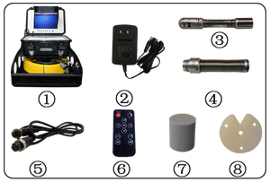 10 años de fábrica 2025 Smart Cctv All-in-One Design Pipeline Endoscopio Cámara de alcantarillado Inspección de tuberías Cámara de inspección - Product Image 4
