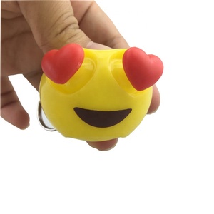 卸売PVCノベルティぬいぐるみポップキーホルダーアイポッパープロモーション用 - Product Image 2