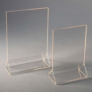 A4 A5 5x7 <span class=keywords><strong>4x6</strong></span> rõ ràng <span class=keywords><strong>Acrylic</strong></span> bảng Lều dấu hiệu chủ với tam giác cơ sở bảng Top <span class=keywords><strong>menu</strong></span> thẻ nhựa dấu hiệu chèn đứng - Product Image 4