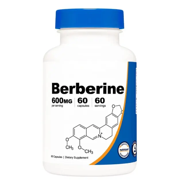 Премиум Берберин HCL 1200 мг плюс Органическая цейлонская Корица-поддерживает инсулин, метаболизм глюкозы, капсулы иммунной системы