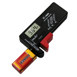 BT-168 /BT-168D Tester batteria puntatore/Display digitale batteria Volt Checker analizzatore batteria per cella a bottone AA AAA C D 9V 1.5V - Product Image 6