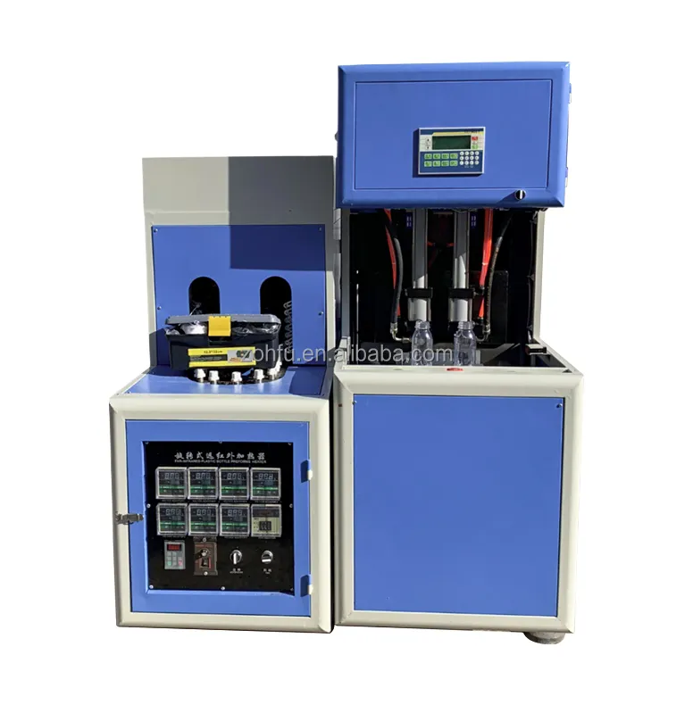 Máquina de molde de garrafa, garrafa de plástico mineral semi automática que sopa a máquina