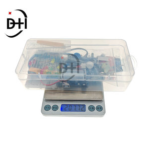 Kit básico de iniciación para Arduino Uno Set R3 DIY Kit R3 Board/Breadboard electrónico con componentes de caja al por menor Set Kits educativos