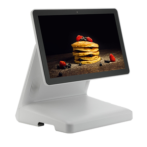 Máquina de sistema POS de escritorio, diseño elegante, WIN/+ Software Android, pantalla táctil capacitiva de 15 ''/15,6'', máquina de facturas de pantallas duales - Product Image 2