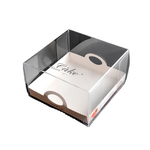 Tùy Chỉnh Có Thể Gập Lại Rõ Ràng Vuông Pet Vinyl Món Quà Giáng Sinh Nhựa Thực Phẩm Hộp Bao Bì Trong Suốt Acetate Nhỏ Rõ Ràng Hộp Nhựa - Product Image 2