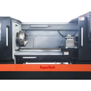 Máquina de torno roscado de tubería CNC QK1313 de alta precisión SuperTech para tubería de campo de aceite, procesamiento automático de metales - Product Image 4
