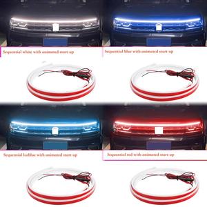 MRD ไฟฝากระโปรงรถ LED แบบยืดหยุ่นริบบิ้นไฟบรรยากาศหลากสีไฟเดี่ยวหรือ RGB พร้อมระบบเริ่มต้นเคลื่อนไหวตามลำดับ - Product Image 3