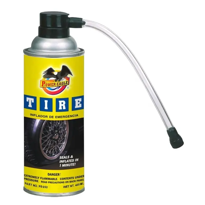 Sample 450 ml automatic tire sealant emergency repair 6 mm puncture resistant tire repair liquid tire sealant bottle