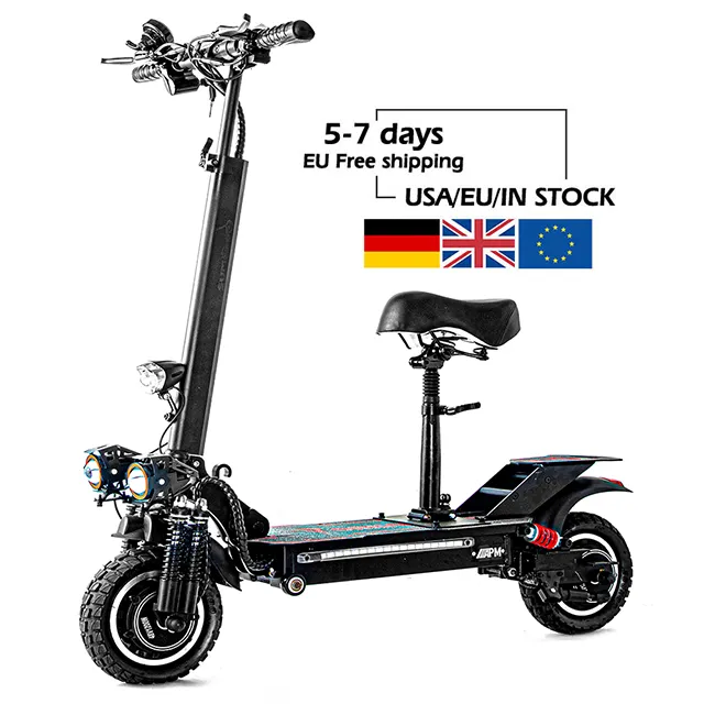 Trottinette électrique 10pro, avec batterie 2000w, 55 km d'autonomie, pour adultes, entrepôt dans l'union européenne