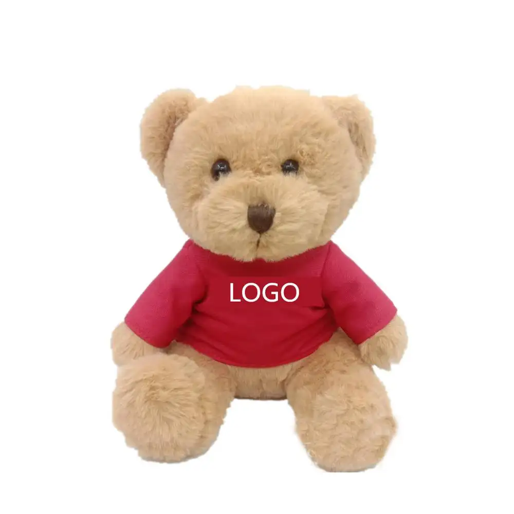 Personalizzato regalo promozionale peluches bambini morbido giocattoli di peluche teddy bear con logo personalizzato