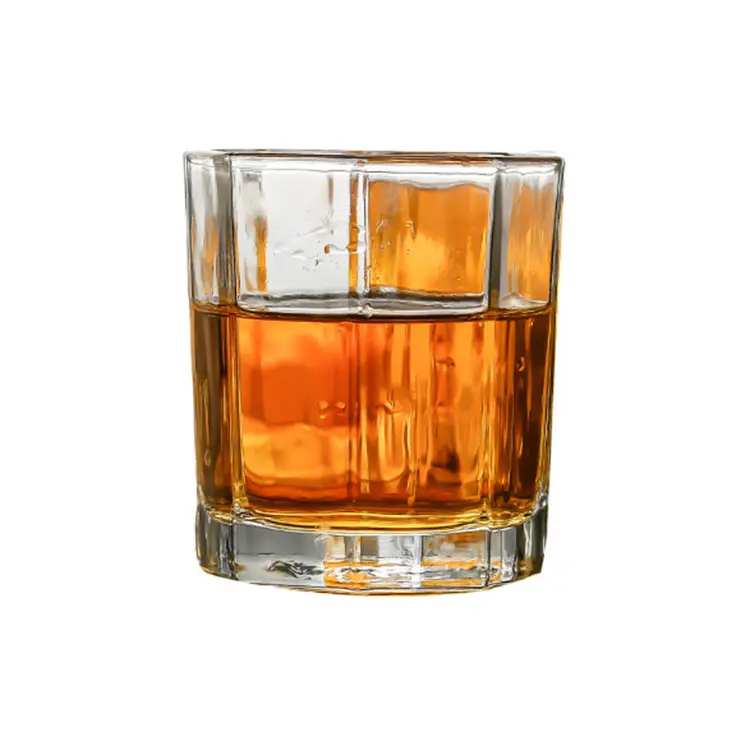 Verre à Whisky en cristal octogonal solide