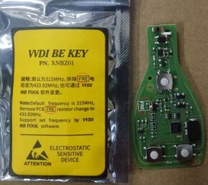 Xhorse VVDI BE Key PRO คีย์สมาร์ทรุ่นปรับปรุง4ปุ่มรีโมท433MHz ความถี่รุ่นสมาร์ท keyless GO