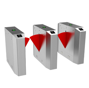 2-Year Warranty Dual-Direction Retractable Flap Gate Security <strong>Entry</strong> Exit Rustproof Flap Turnstile With Rs485 Communication - Product Image 3