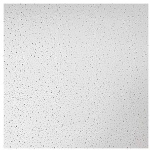 Rejilla de techo de oficina de diseño moderno con características de absorción de sonido ignífugas a prueba de humedad, baldosas cuadradas de lana de roca - Product Image 3