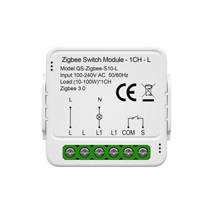Tuya Smart Zigbee modulo interruttore 1/2/3 banda luce senza filo neutro 2 vie di controllo DIY Smart Breaker funziona con Alexa Google Home - Product Image 1