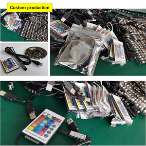 Factory 5V <strong>5050</strong> 30leds USB TV Backlight RGB <strong>Led</strong> Strip <strong>Light</strong> with RF 24key Remote Controller