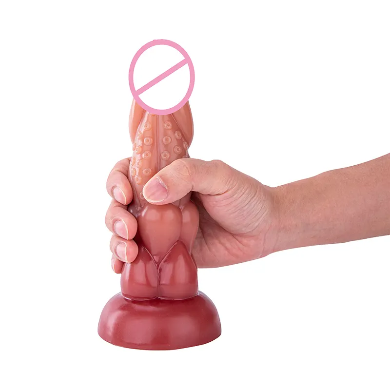 Realistisches Tierreel G-Punkt Sexspielzeug exotische Drachenmonster-Silikon-Dildos für Damen