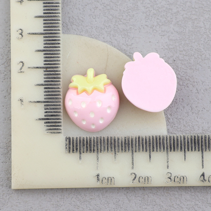 3# Fraise rose (feuille jaune vif B)