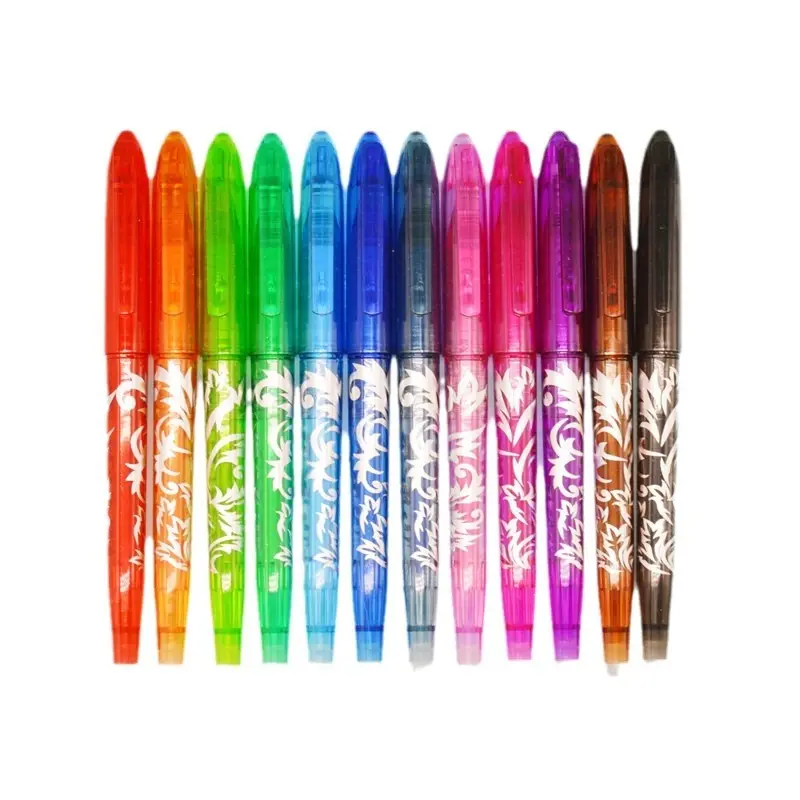 Vente directe du fabricant: stylos neutres effaçables en couleur, stylos à eau effaçables à chaud et papeterie de signature pour élèves du primaire