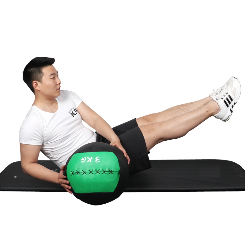 Custom print composite slam wall ball Cross training weighted PU gym exercise medicine wall ball