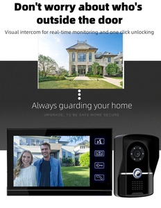 HD Wired Video Door Phone <strong>Intercom</strong> <strong>System</strong> <strong>with</strong> <strong>Touch</strong> <strong>Button</strong> for Villa or Office Access Control-1 to 2 Type - Product Image 2