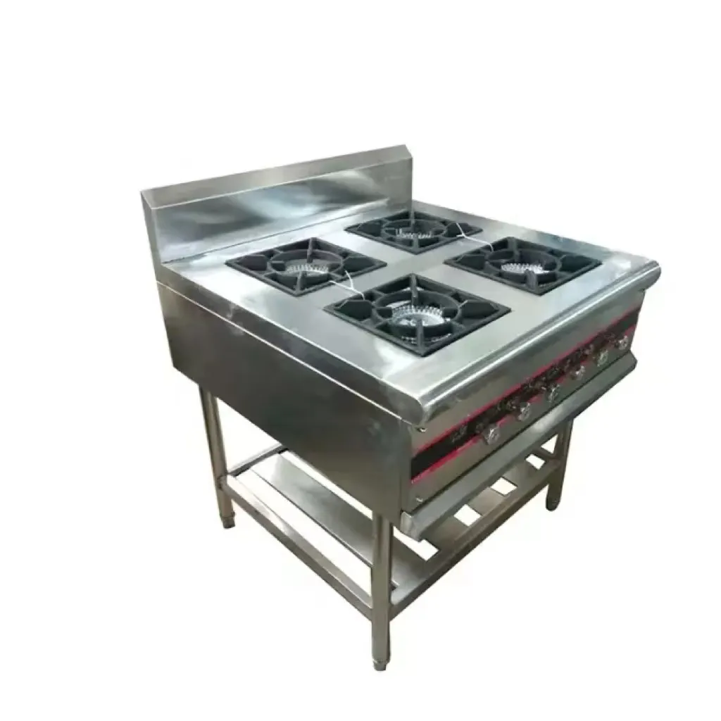 Rekabetçi fiyat yeşil aşçı gaz sobası restoran ekipmanları gaz sobası pişirme aralığı brülör çin Wok