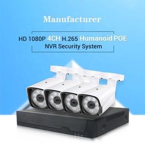OEM H.265 4CH 2MP 5MP POE NVR套件IP运动检测摄像机CCTV安全视频监控套件，易于设置 - Product Image 4