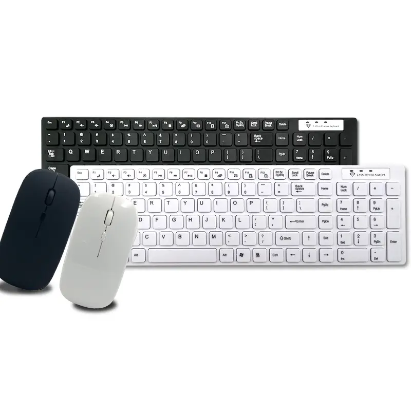 YS90 Mejor precio Ratón y teclados Ergonómico Mini Recargable Office Gaming Wireless Blue-Tooth Keyboard And Mouse Set