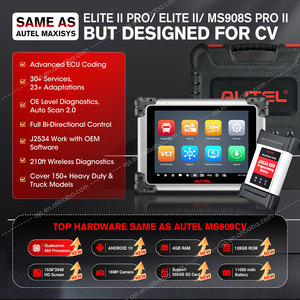 Autel MaxiSYS MS908CV II 2 Schwerlast-LKW 12V 24V OBD2 Scanner ECU Codierung Programmierung Altar Diagnose werkzeug