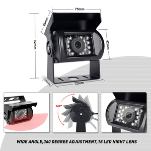 Simple Wireless 7 Inch <strong>LCD</strong> Rear View Monitor Big <strong>Display</strong> Screen Night Vision <strong>Reversing</strong> Camera Input for Parking System Aid AHD - Product Image 3