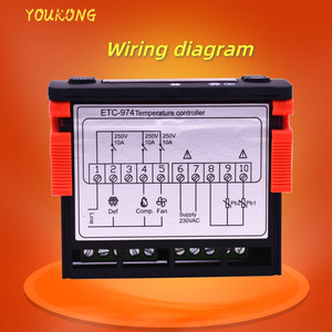 Digital microordenador controlador de temperatura refrigerador termostato regulador del regulador de ETC-974 - Product Image 5