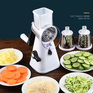 3 in 1 Vegetable Slicer <strong>Swift</strong> Rotary Drum Grater Nut Shredder Veggie <strong>Cutter</strong> Peeler Spiralizer Cheese Chopper - Product Image 6