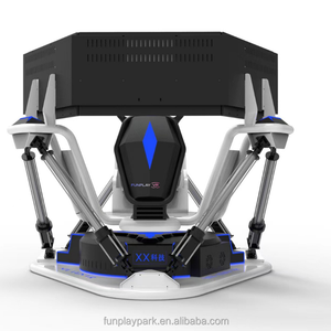 Simulador de tres pantallas Plataforma eléctrica Realidad virtual Coche de carreras 6DOF Simulador de conducción - Product Image 6