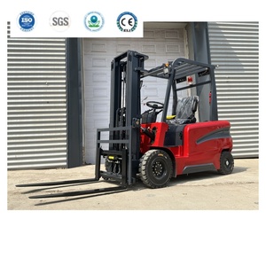 Standing Electric Forklift One-ton Simple Three-Wheel Small Forklift for <strong>Loading</strong> <strong>Unloading</strong> and Handling Legless Stacker - Product Image 5