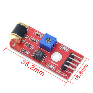 Modulo sensore di vibrazione TZT 801s per Arduino Open Source LM393 3-5VDC TT Logic - Product Image 6