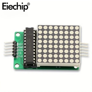 MAX7219 Dot Led Matrix Modul 8*8 MCU LED-Display Steuerungsmodul für Arduino 5V Schnittstellemodul Ausgangseingang Gemeinsame Kathode