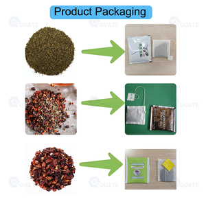 具有双袋设计和批量计数能力的高级茶袋灌装密封切割机包装机 - Product Image 4