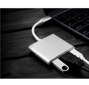 <strong>Type</strong> <strong>c</strong> 3in1 <strong>Adapter</strong> to <strong>USB</strong> 3.0+hdtv+<strong>Type</strong> <strong>C</strong> Reader <strong>Usb</strong> Hub for Most Devices for ipad - Product Image 3