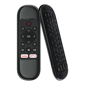 H6 Two-sided Wireless Motion Sensing Voice <strong>Keyboard</strong> Mouse Infrared Learning Set-top Box Remote <strong>Control</strong> with YOUTUBE NETFLIE