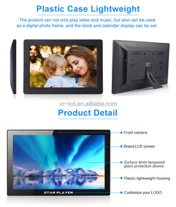 Venta al por mayor movimiento sensor táctil nube wifi inteligente fotos de familia 10,1 de 13,3 pulgadas hd ips lcd de plástico pequeña de marco de fotos digital - Product Image 6
