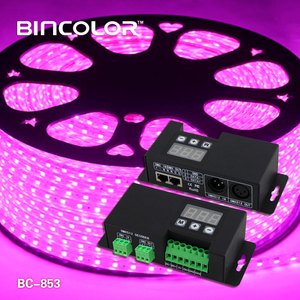 Controlador led BC-853 DMX512, decodificador para tira LED rgb a todo color, DMX512 - Product Image 4