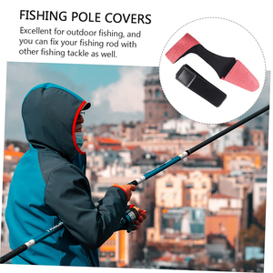 Reusable Fishing Rod Tie <strong>Tip</strong> Cover Customized Colourful Neoprene Rod Guard Cap