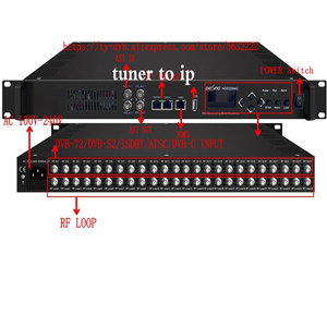 Catv Broadcast System 16 In1 ASI FTA Tuner to <strong>IP</strong> Digital Gateway 24 In1 <strong>DVB</strong>-S2 to ASI Gateway - Product Image 2