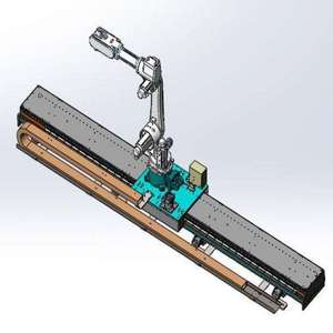Riel de guía China personalizado con Cobot, brazo robótico Industrial para Robot, movimiento lineal como riel de guía lineal