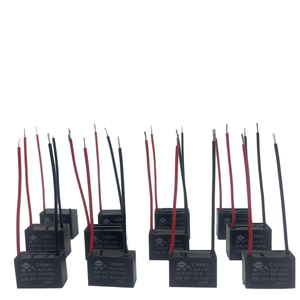 CBB61电容器450V 2UF带1.5uf风扇电容器带电线450V风扇通用启动电容器，用于抽油烟机 - Product Image 1