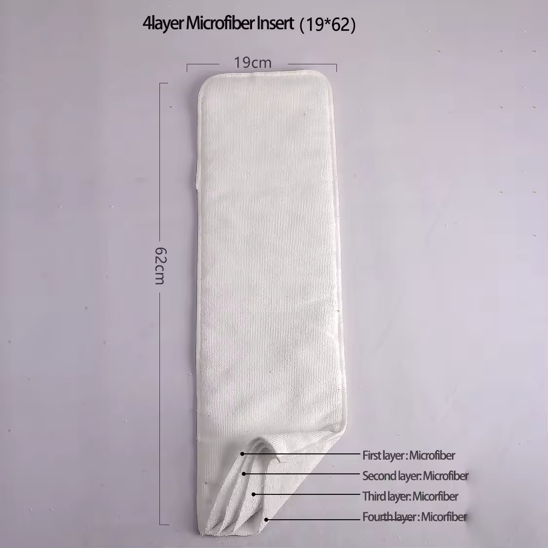 4laryers microfiber inserts