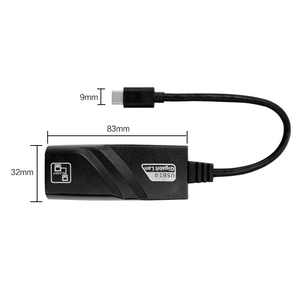 <strong>USB</strong> 3.1 Type C Port <strong>to</strong> 10/100/1000Mbps Gigabit RJ45 Ethernet LAN Network Adapter 1000Mbps - Product Image 6