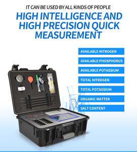 Analizador de suelo multiparámetro Máquina de prueba de suelo en agricultura Detector de nutrientes de suelo portátil Escáner Probador de nutrientes de plantas - Product Image 3
