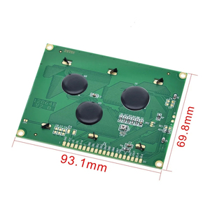 128*64 DOTS LCD-Modul 5V Blue Screen 12864 LCD mit Hintergrund beleuchtung ST7920 Parallel Port LCD12864 - Product Image 3