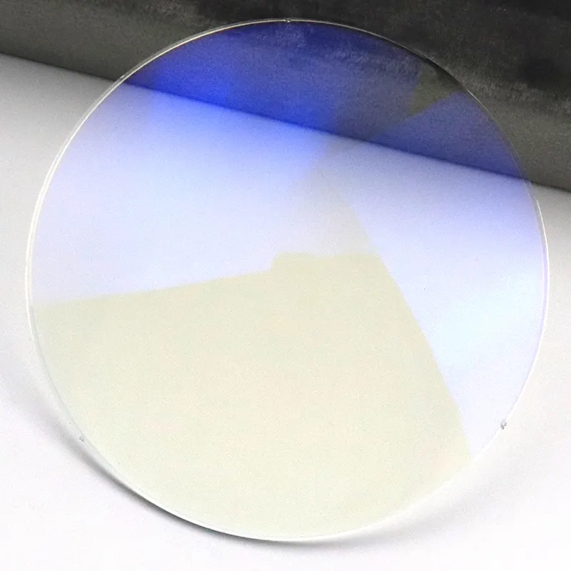 समाप्त 1.56 ब्लू कट चश्मा स्पष्ट लेंस विरोधी कोहरे विरोधी ब्लू रे 70mm दूर अदूरदर्शी ऑप्टिकल लेंस